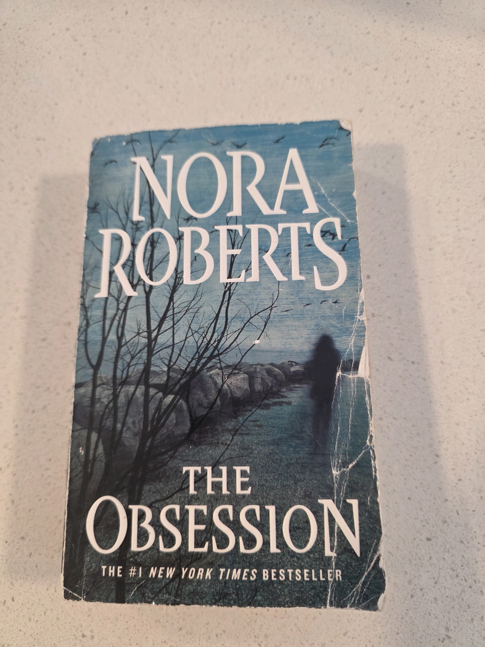 Nora Roberts "The Obsession" Paperback Book - Teal Cover